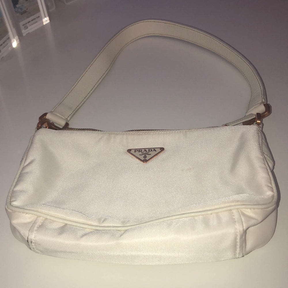 Prada Milano White Bag